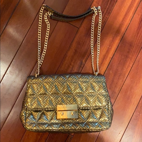 Michael Kors gold shoulder bag - Picture 11 of 12